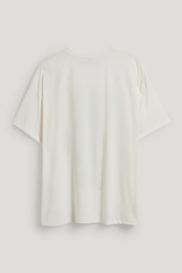 Damen - T-Shirt - cremeweiß
