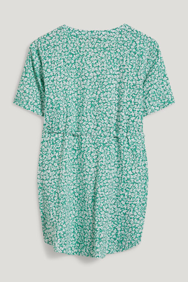 Femmes - Chemisier d’allaitement - à fleurs - blanc / vert