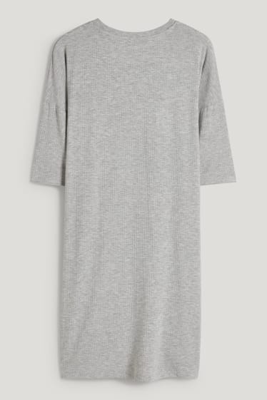 Women - Nightshirt - light gray-melange