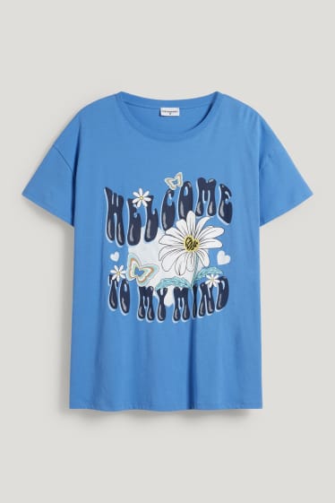 Femmes grandes tailles - CLOCKHOUSE - T-shirt - bleu