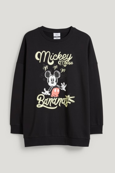 Femmes grandes tailles - CLOCKHOUSE - sweat - Mickey Mouse - noir