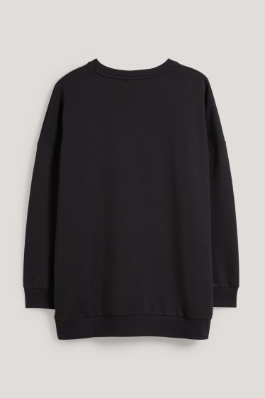 Dames XL - CLOCKHOUSE - sweatshirt - Mickey Mouse - zwart