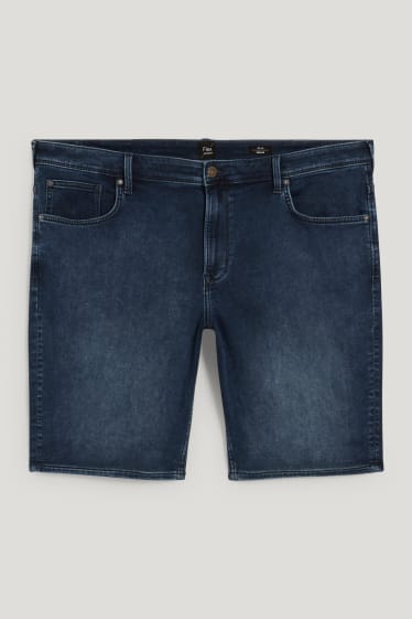 Heren XL - Korte spijkerbroek - Flex jog denim - LYCRA® - jeansdonkerblauw