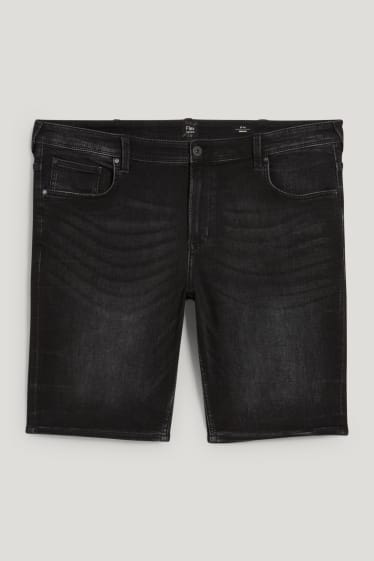 Heren XL - Korte spijkerbroek - Flex jog denim - LYCRA® - jeansdonkergrijs