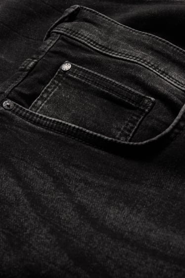 Heren XL - Korte spijkerbroek - Flex jog denim - LYCRA® - jeansdonkergrijs