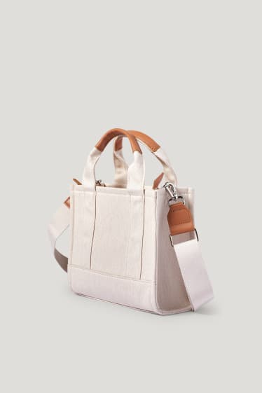 Femmes - Sac avec sangle amovible - beige