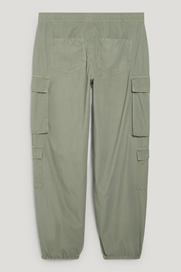 Donna - CLOCKHOUSE - pantaloni cargo - vita media - relaxed fit - verde