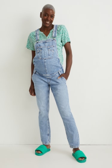 Damen - Still-Bluse - geblümt - weiß / grün