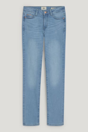 Femmes - Slim jean - mid waist - LYCRA® - jean bleu clair