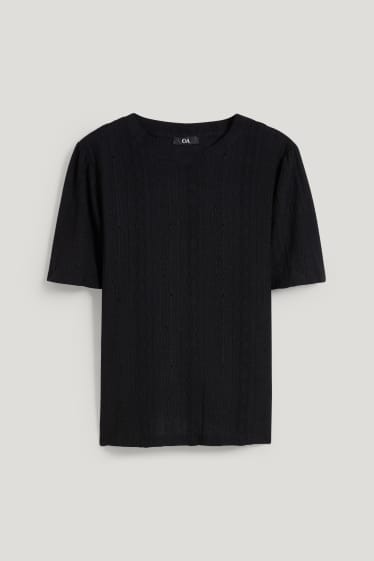 Damen - T-Shirt - schwarz