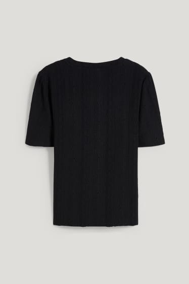 Damen - T-Shirt - schwarz