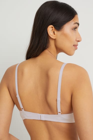 Damen - Multipack 2er - BH mit Bügel - FULL COVERAGE - wattiert - rosa