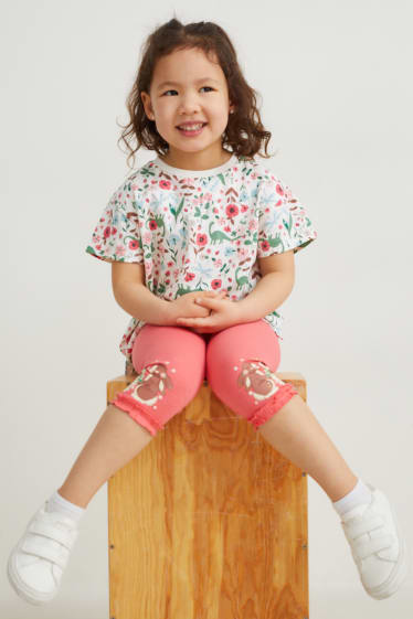 Nena petita - Paquet de 2 - samarreta de màniga curta - multicolor