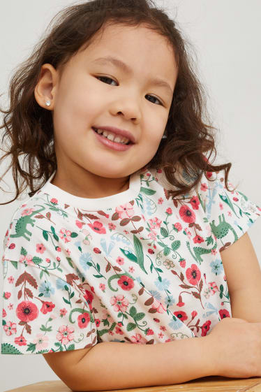 Nena petita - Paquet de 2 - samarreta de màniga curta - multicolor