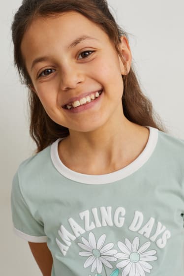 Kids Girls - Tricou cu mânecă scurtă - verde deschis