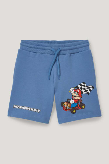 Toddler Boys - Mario Kart - pantaloni scurți trening - albastru
