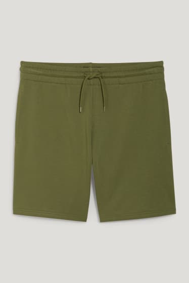 Bărbați - Pantaloni scurți trening - verde