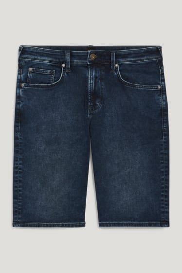 Uomo - Shorts di jeans - Flex jog denim - LYCRA® - jeans blu scuro