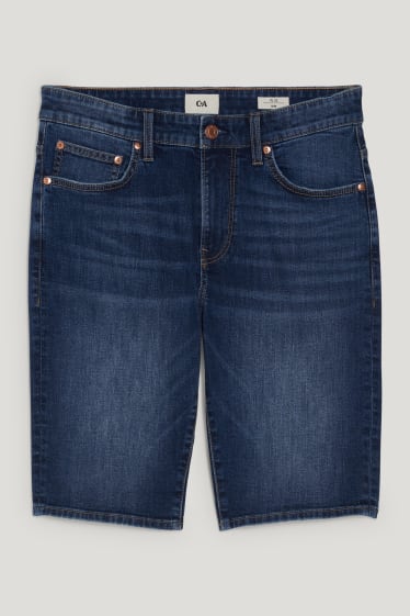 Herren - Jeans-Shorts - jeans-dunkelblau