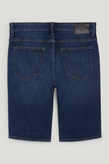 Herren - Jeans-Shorts - jeans-dunkelblau