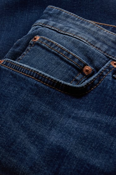 Herren - Jeans-Shorts - jeans-dunkelblau