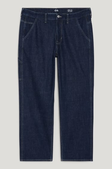 Mężczyźni - Relaxed jeans - z włóknami konopnymi - dżins-ciemnoniebieski