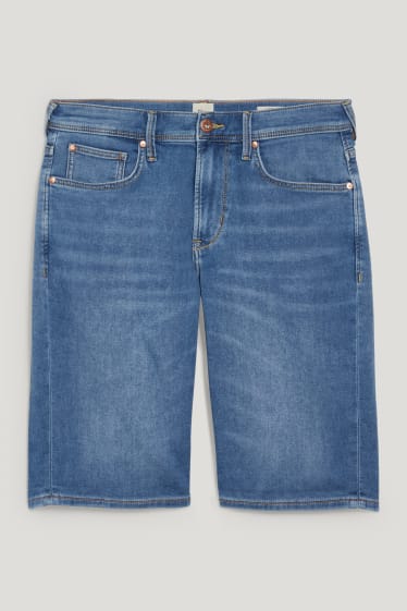 Hommes - Short en jean - Flex jog denim - LYCRA® - jean bleu