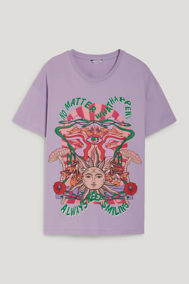 Clockhouse Girls - CLOCKHOUSE - T-shirt - lichtpaars