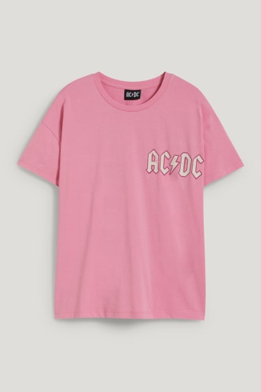 Clockhouse Girls - CLOCKHOUSE - T-shirt - AC/DC - roze