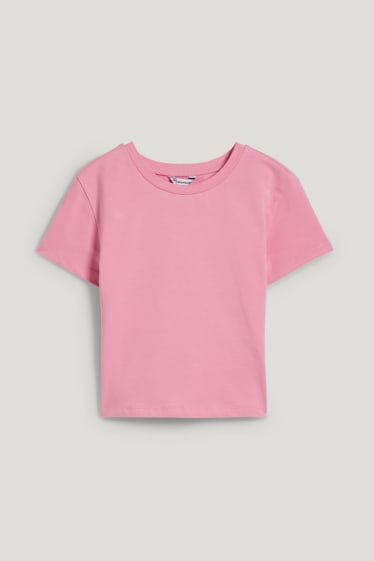 Clockhouse femme - CLOCKHOUSE - T-shirt court - rose