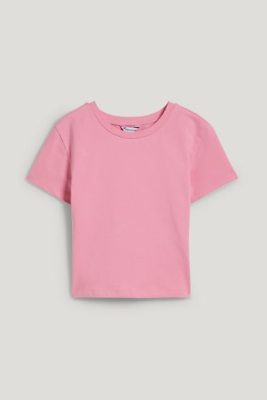 Clockhouse Girls - CLOCKHOUSE - kort T-shirt - fuchsiarood
