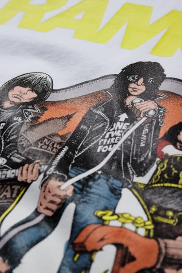 Clockhouse Girls - CLOCKHOUSE - T-shirt - Ramones - wit