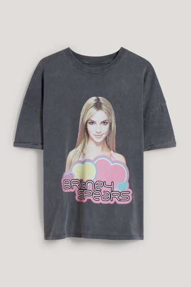 Clockhouse Girls - CLOCKHOUSE - T-Shirt - Britney Spears - grijs