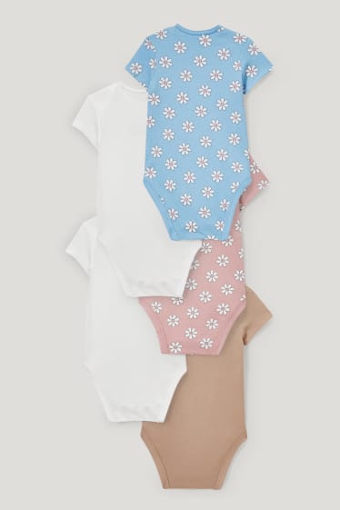 Baby Girls - Multipack 5er - Baby-Body - rosa