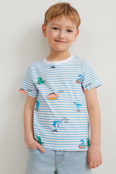 Toddler Boys - Multipack of 2 - short sleeve T-shirt and polo shirt - white