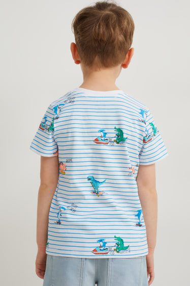Toddler Boys - Multipack of 2 - short sleeve T-shirt and polo shirt - white