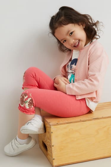 Toddler Girls - Multipack 4 buc. - cardigan tricotat și 3 tricouri cu mânecă scurtă - roz