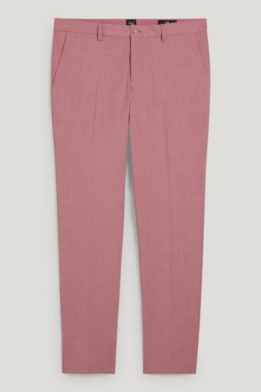 Hommes - Pantalon de costume - slim fit - Flex - extensible - rose