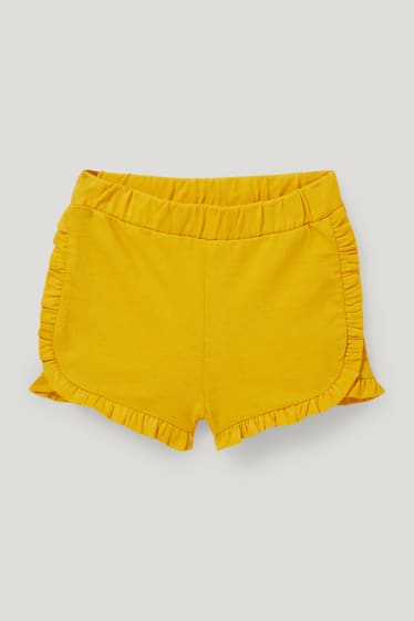 Bébé filles - Ensemble pour bébé - 2 pièces - gris / jaune