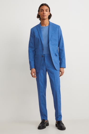Hombre - Americana - colección modular - slim fit - LYCRA® - azul