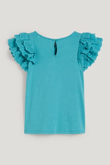 Kids Girls - Kurzarmshirt - türkis