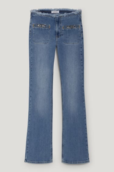 Clockhouse Girls - CLOCKHOUSE - flared jeans - vita media - jeans azzurro