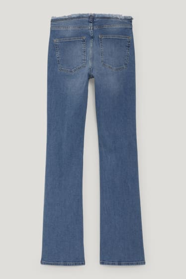 Clockhouse pro holky - CLOCKHOUSE - flared jeans - mid waist - džíny - světle modré