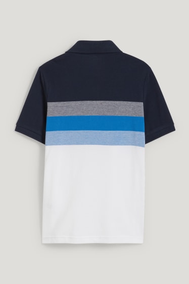 Garçons - Polo - bleu foncé