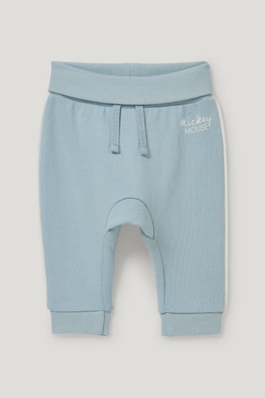 Bébé garçons - Mickey Mouse - ensemble bébé - 3 pièces - blanc / bleu clair