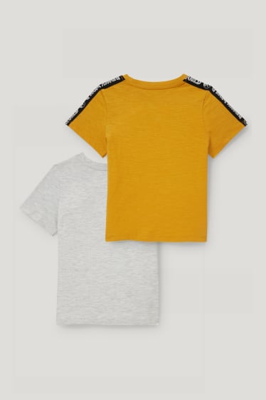 Toddler Boys - Set van 2 - Jurassic World - T-shirt - geel