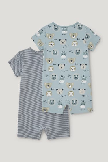 Esclusiva online - Confezione da 2 - pigiama neonati - azzurro