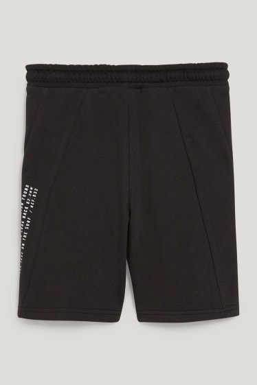 Garçons - Shorts en molleton - noir