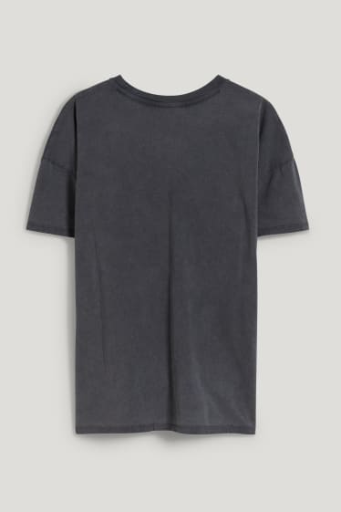 Exclu web - CLOCKHOUSE - T-shirt - Netflix - Sex Education - gris foncé