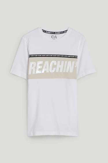 Kids Boys - Kurzarmshirt - weiß